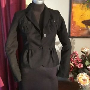 Nine & CO. Black Jacket / Blazer Size 2